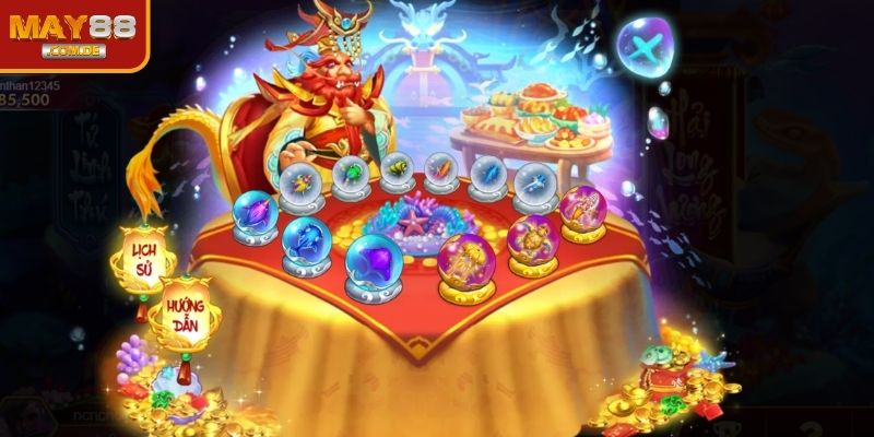 Bắn Cá Kho Báu Long Cung – Chinh Phục Đại Dương Cùng MAY88 3 Giá trị thưởng của từng loại sinh vật trong game